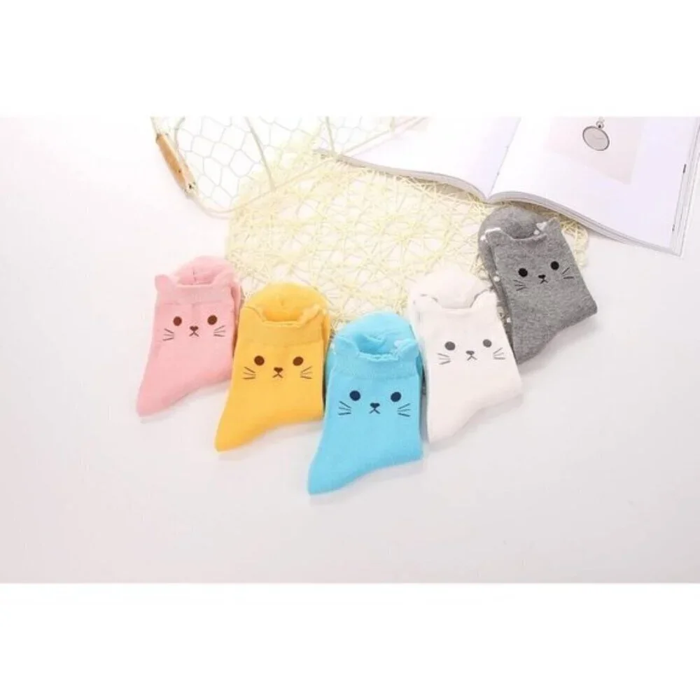 Jeasona Women’s Cute Cat Socks – Fun Animal Lover Gift for Women & Girls